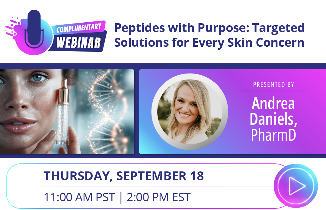 Complimentary Webinar: Peptides with Purpose